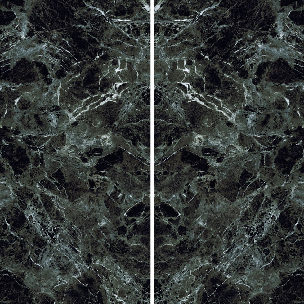 Verde Alpi porcelain slab – bookmatched pair