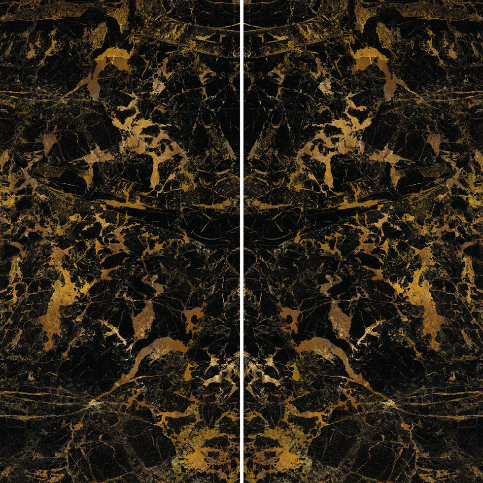 Black Gold porcelain slab – bookmatched pair