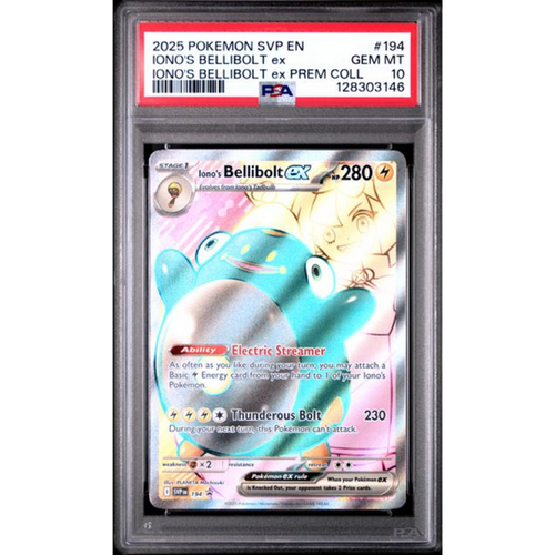 2025 POKEMON SVP EN SV BLACK STAR PROMO #194 IONO'S BELLIBOLT ex
