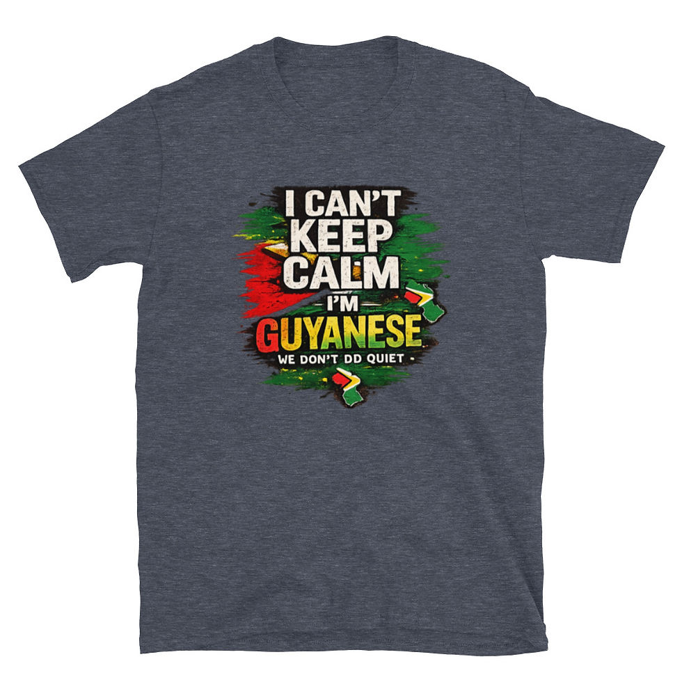 Thumbnail: I cant Keep Calm Guyanese T shirt