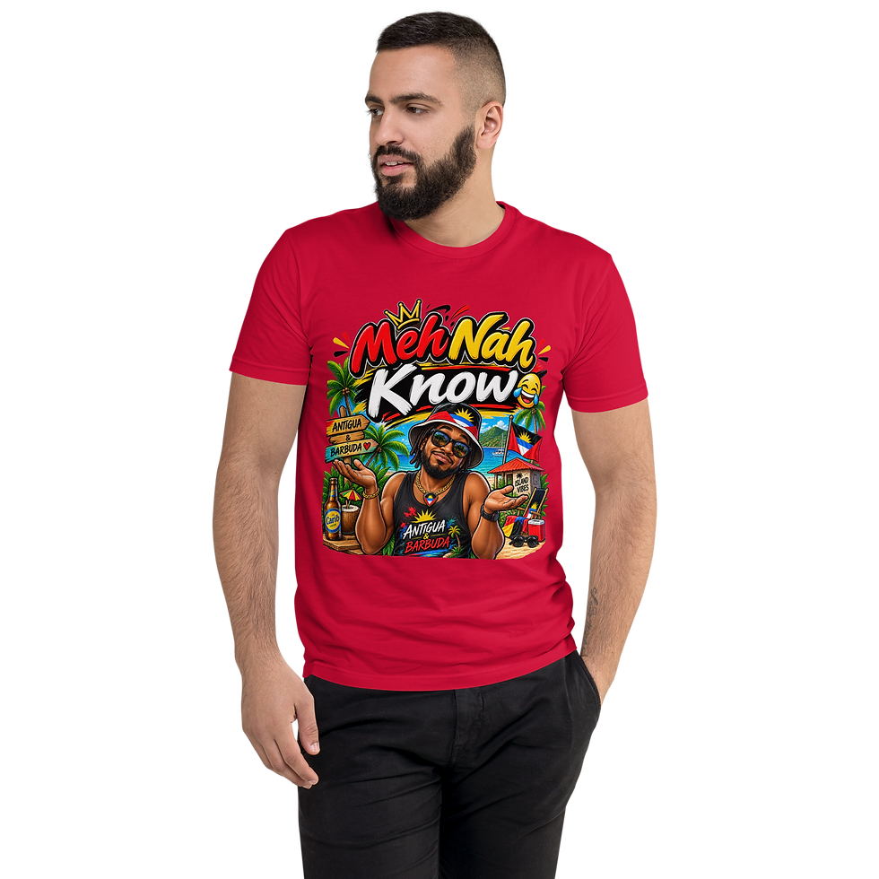 Thumbnail: Meh Nah Know Fitted T-Shirt