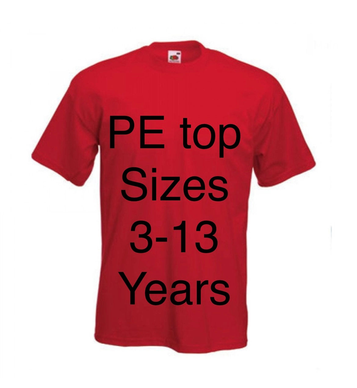 PE Top - Sizes Age 3-13