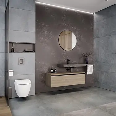 Salle de bain équipée