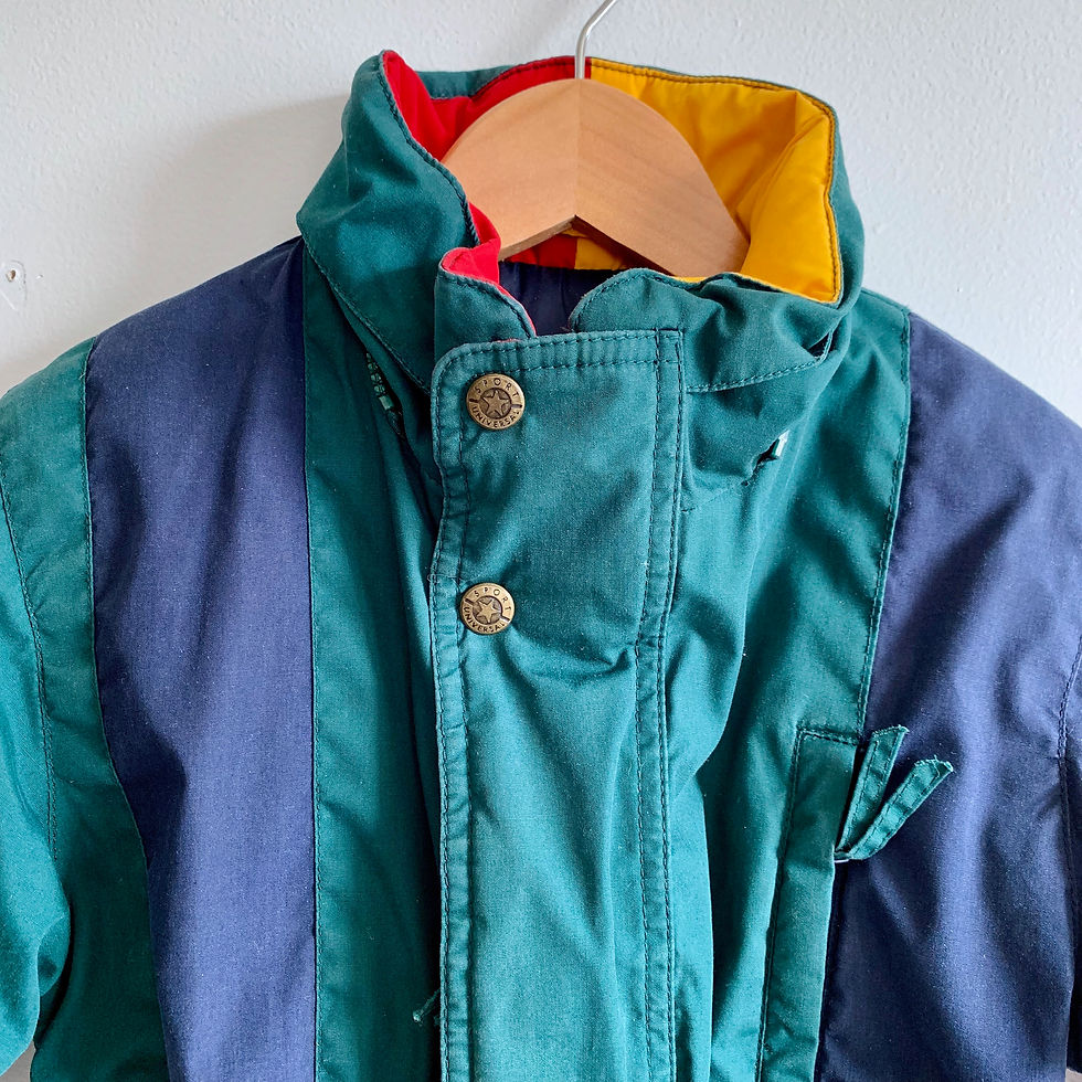 Thumbnail: Vintage Colorblock Jacket