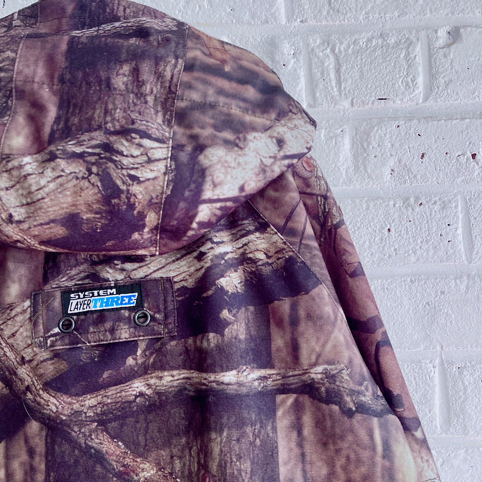 Thumbnail: Mossy Oak Lined Rain Parka