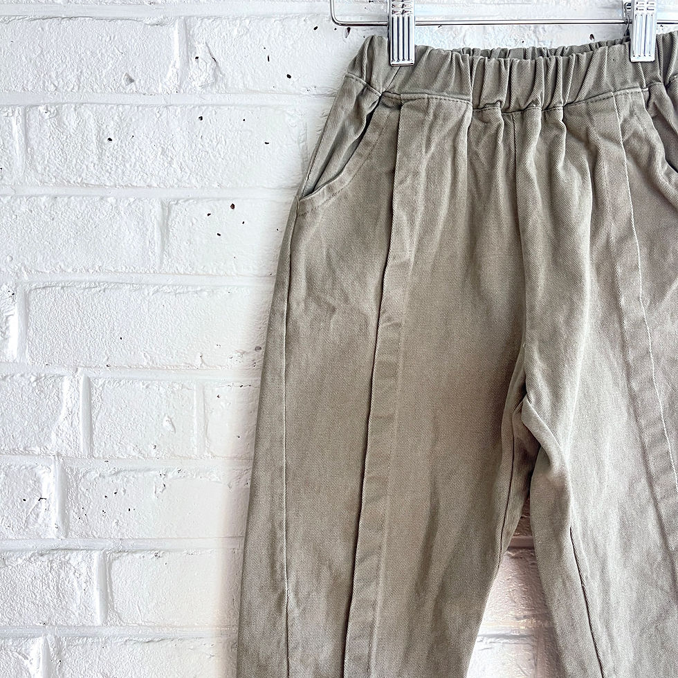 Thumbnail: Pull-on Khaki Trousers