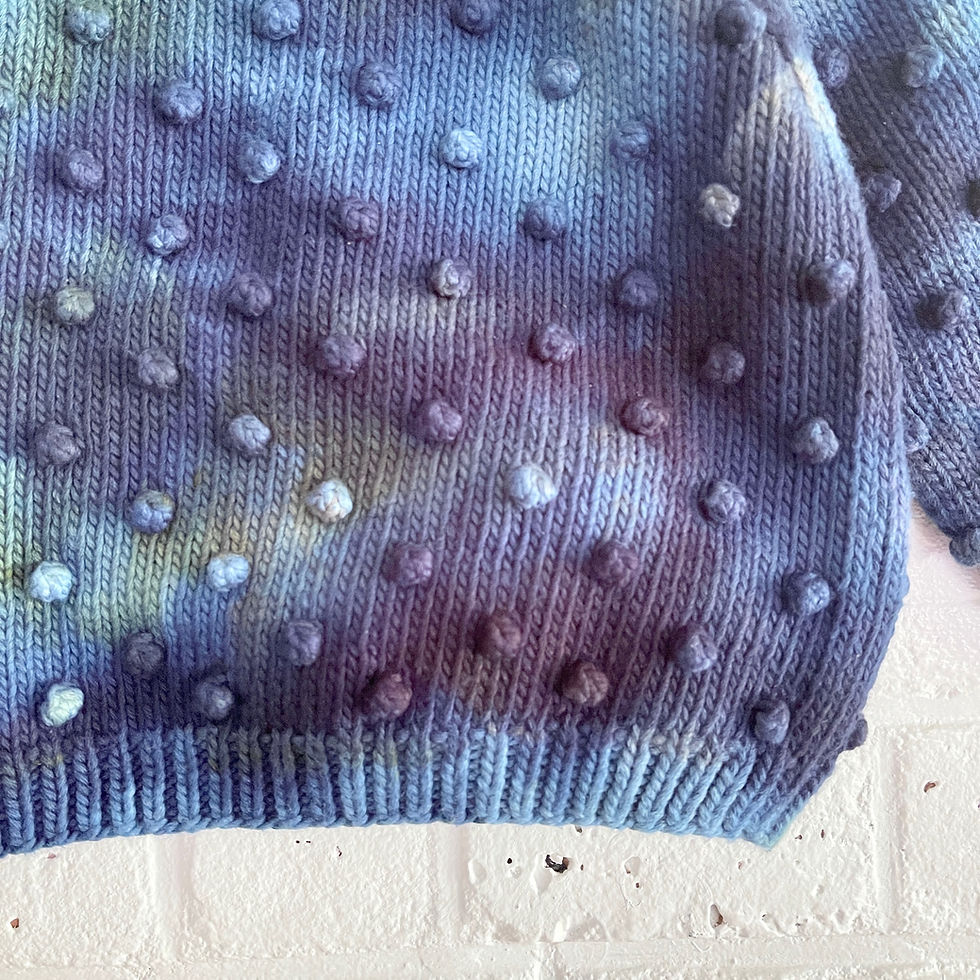 Thumbnail: Misha & Puff Tie-dyed Popcorn Sweater