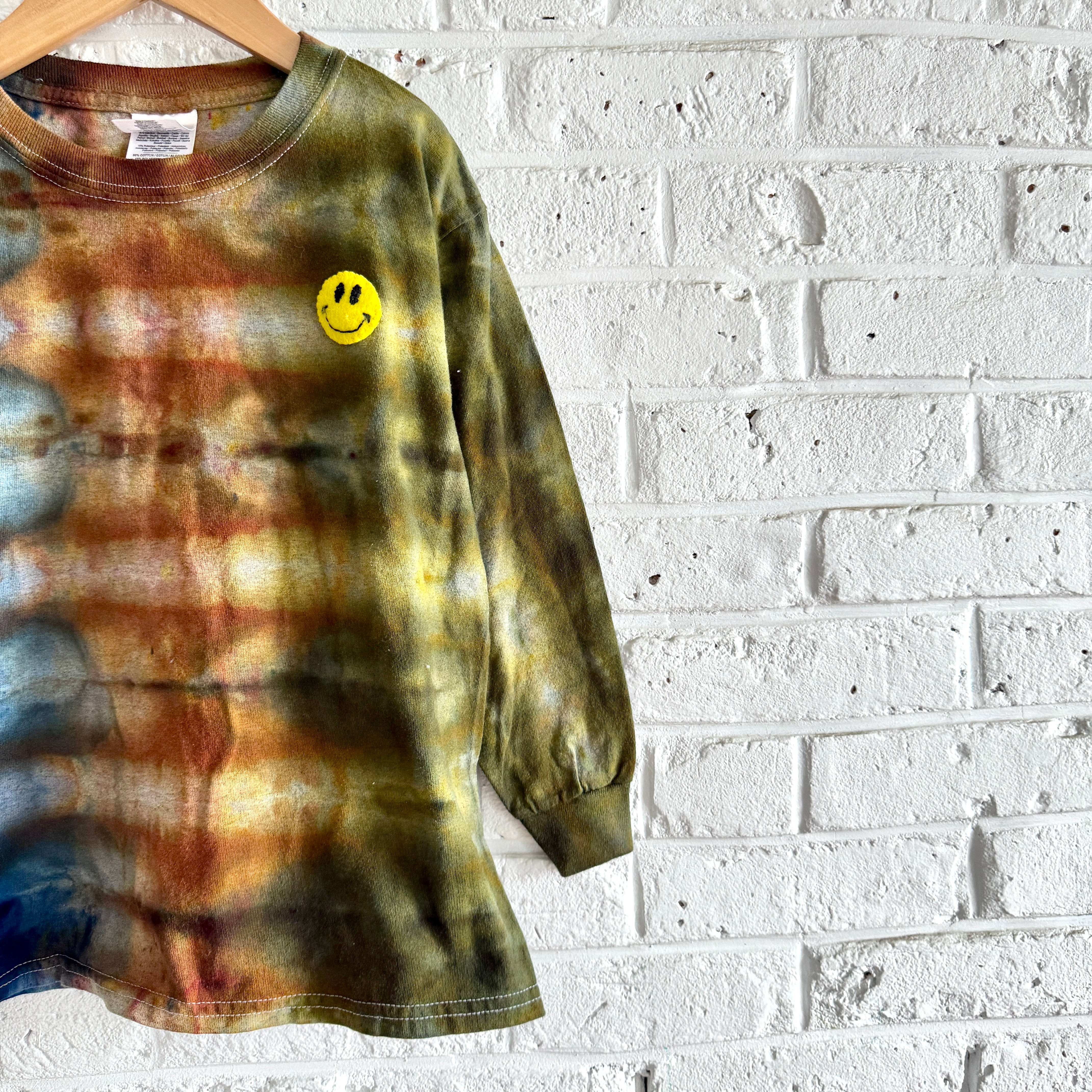 "Earthy Haze" Painted Snakeskin Tee