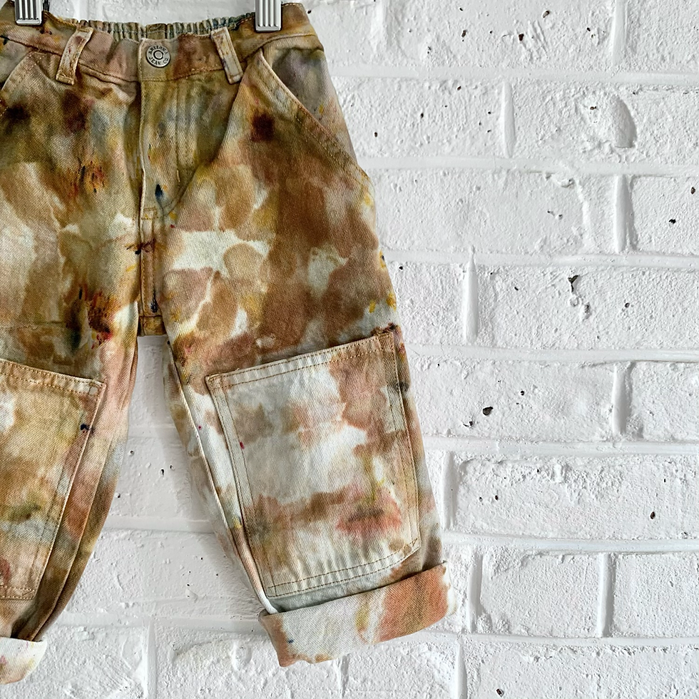 "Rust Camo" Vintage Jeans