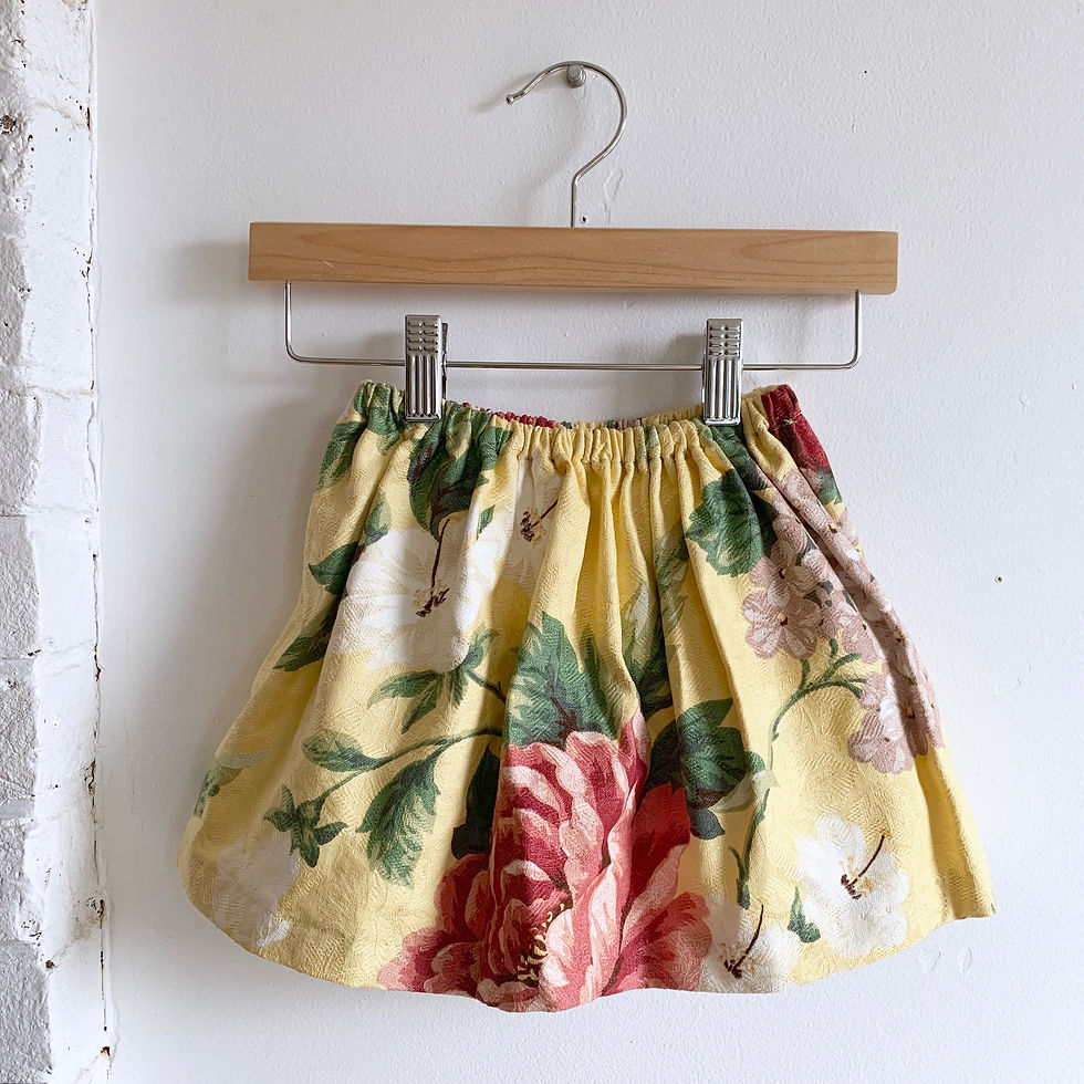 Thumbnail: Handmade Floral Circle Skirt
