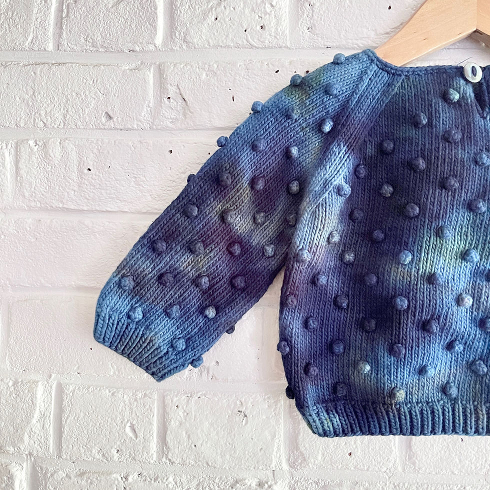 Thumbnail: Misha & Puff Tie-dyed Popcorn Sweater