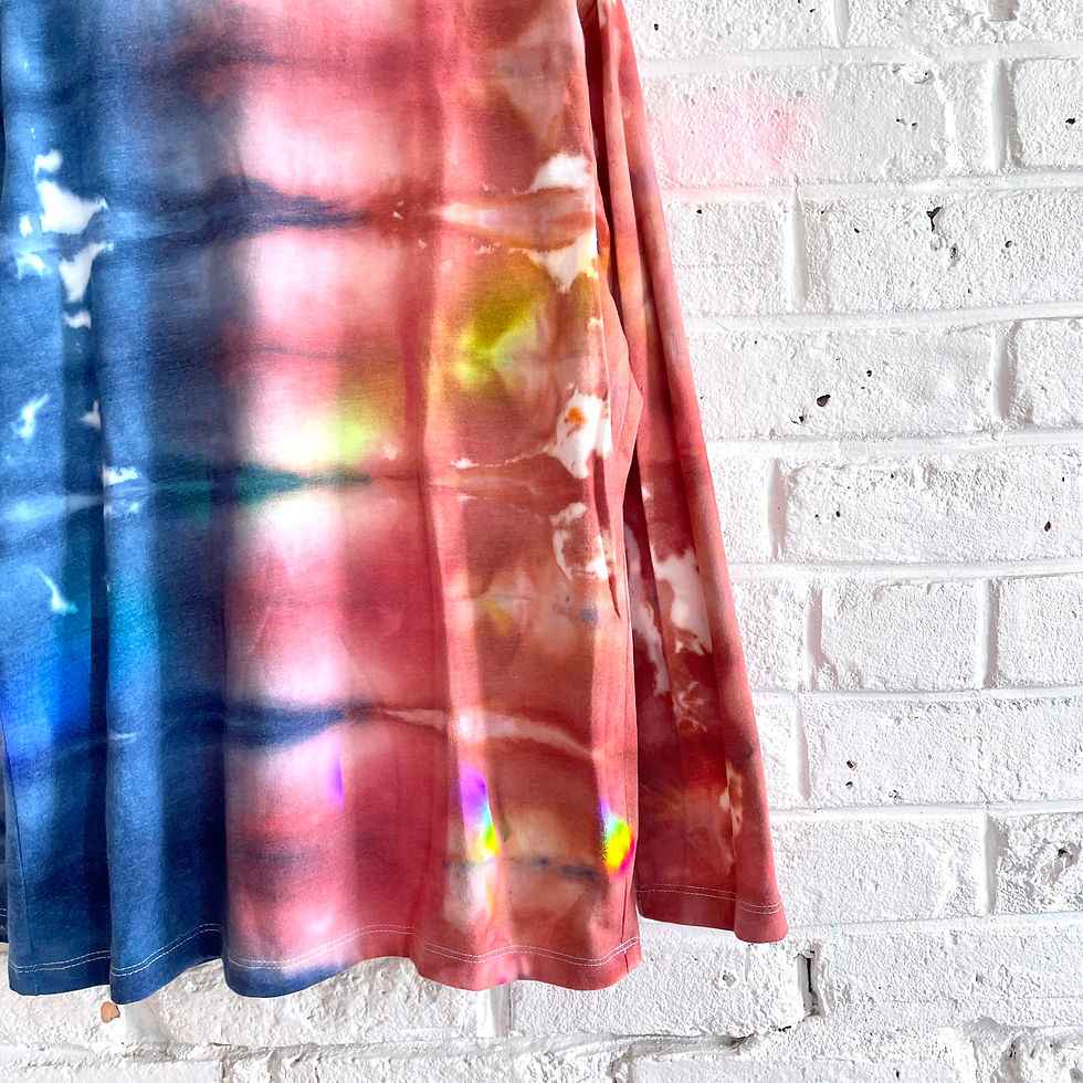 Thumbnail: "Sedona Sunset" Painted Tie Dye Long Sleeve Tee
