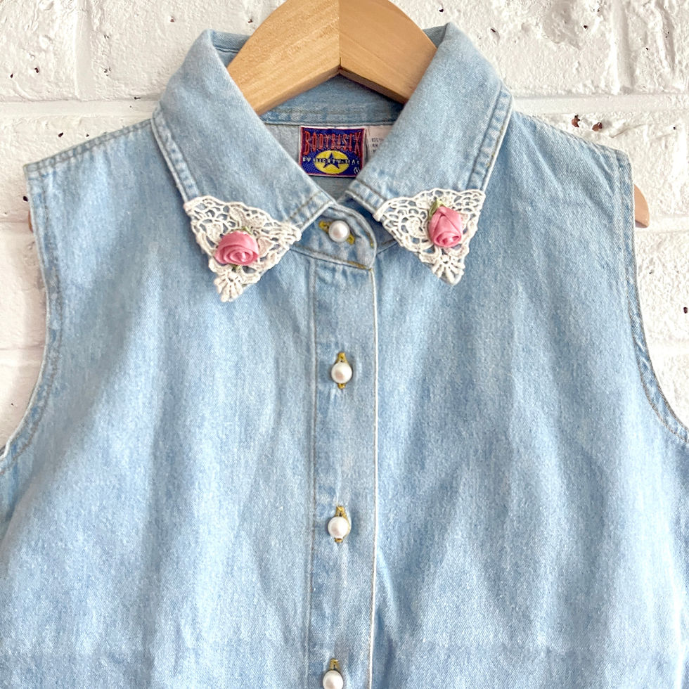 Thumbnail: Vintage Chambray Sleeveless Top