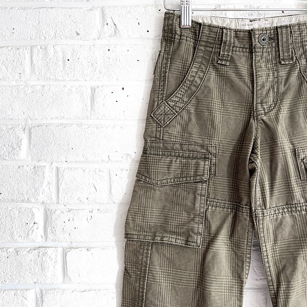 Thumbnail: Wide Leg Houndstooth Cargos