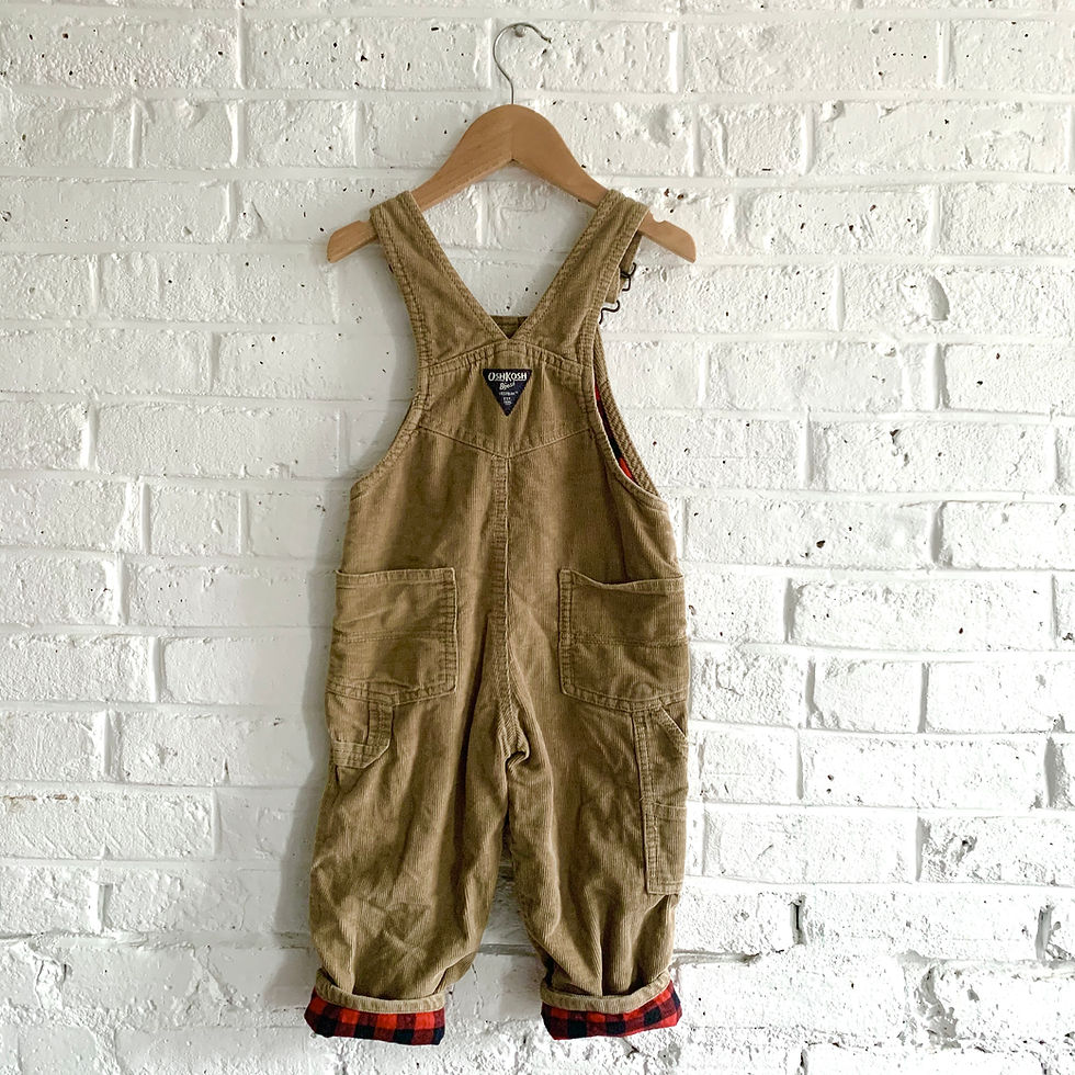 Thumbnail: Flannel-Lined OshKosh B'gosh Overalls