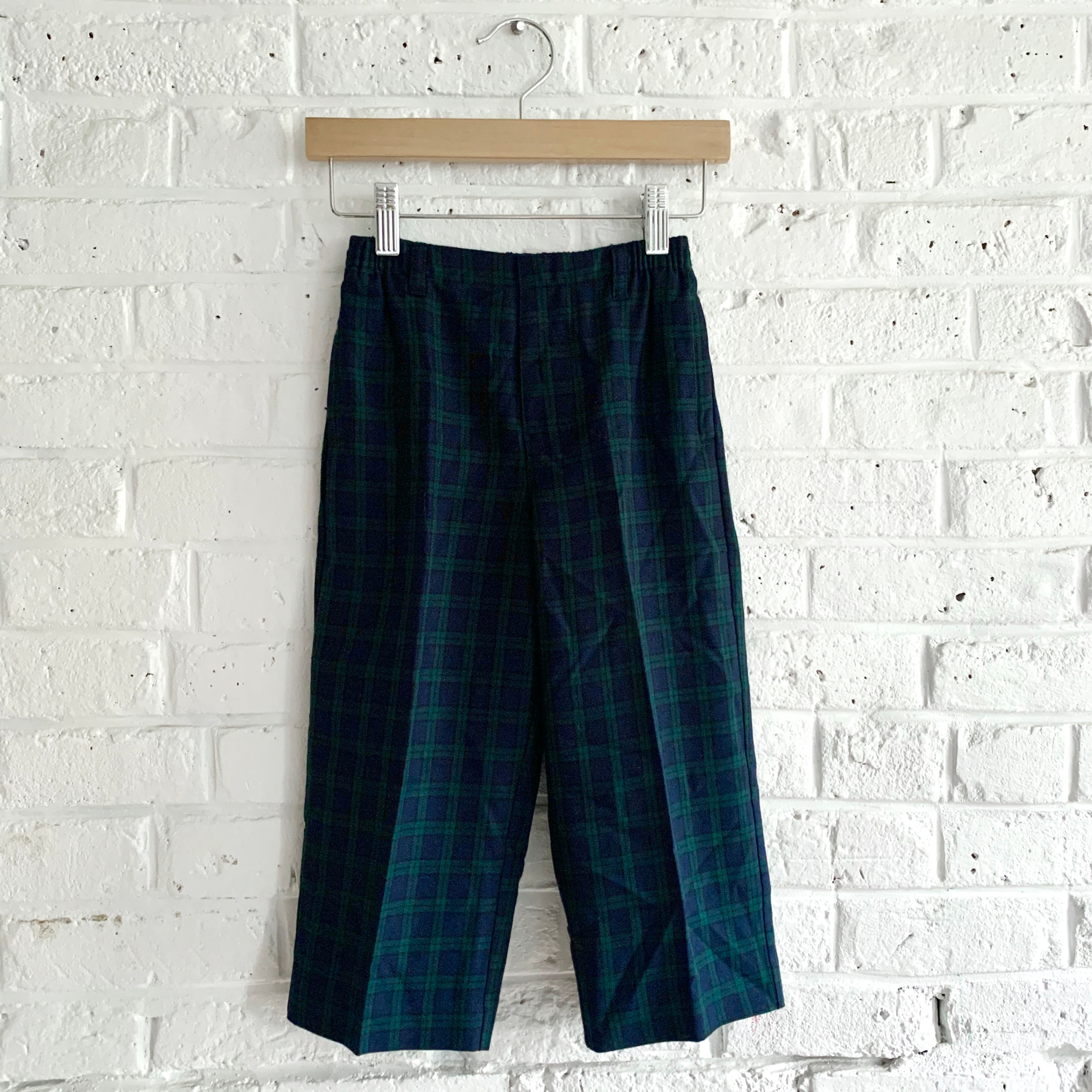 Plaid Pull-on Trousers