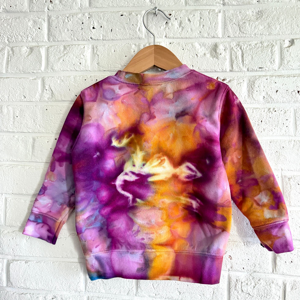 Thumbnail: Aura Tie Dye Toddler Sweatshirt