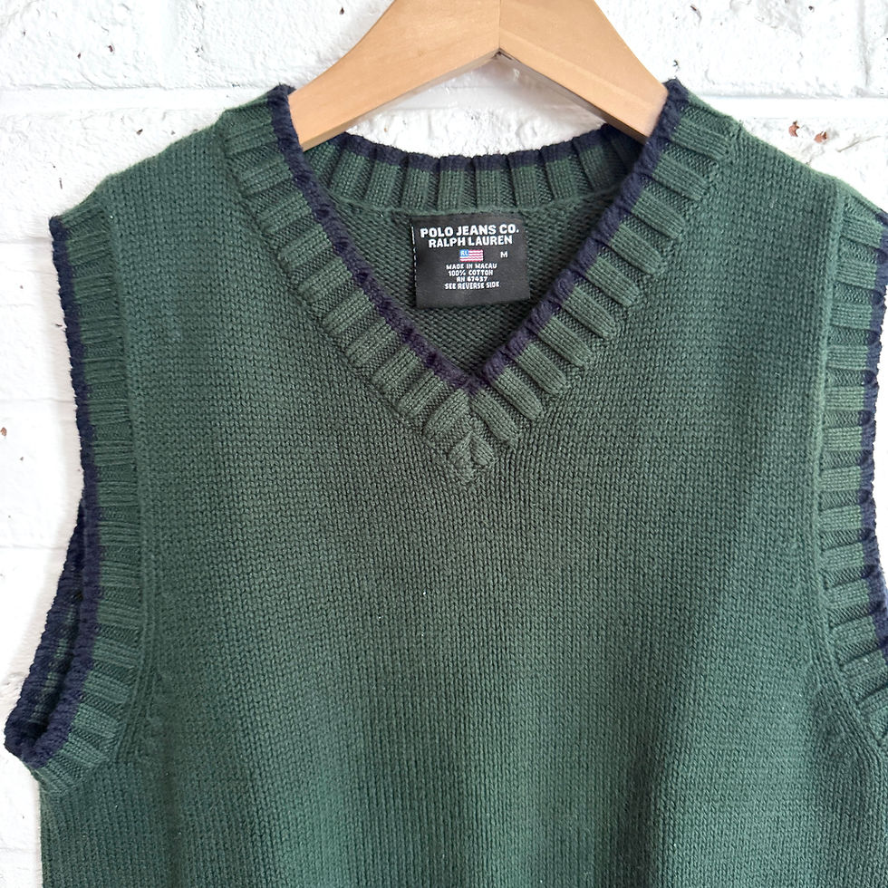 Thumbnail: Vintage '90s Polo Jeans Sweater Vest
