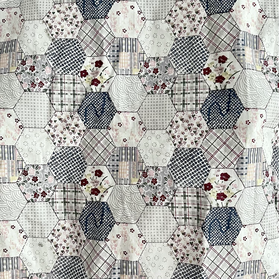 Thumbnail: "Floral and Plaid" Cotton Yukata