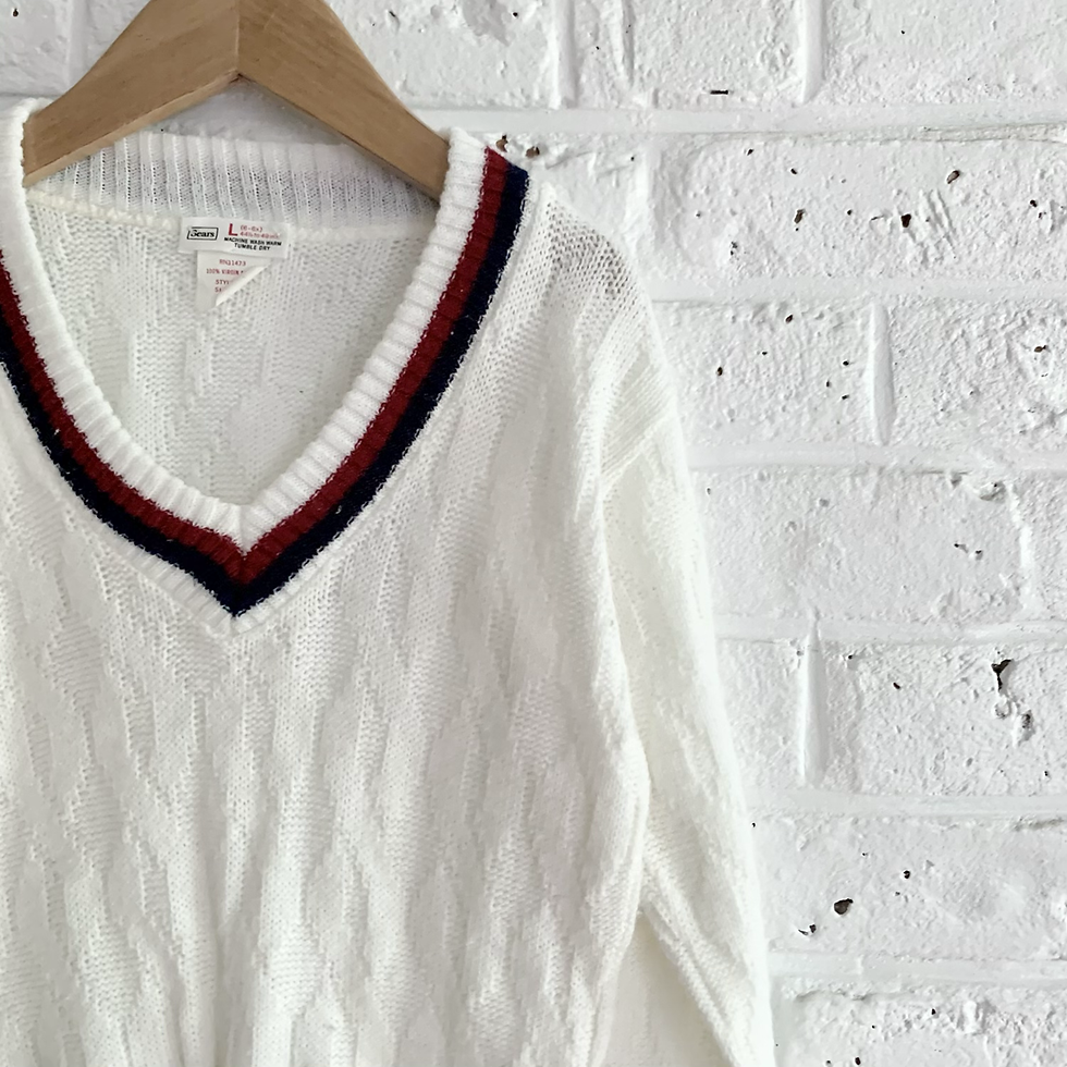 Thumbnail: Vintage Tennis Sweater