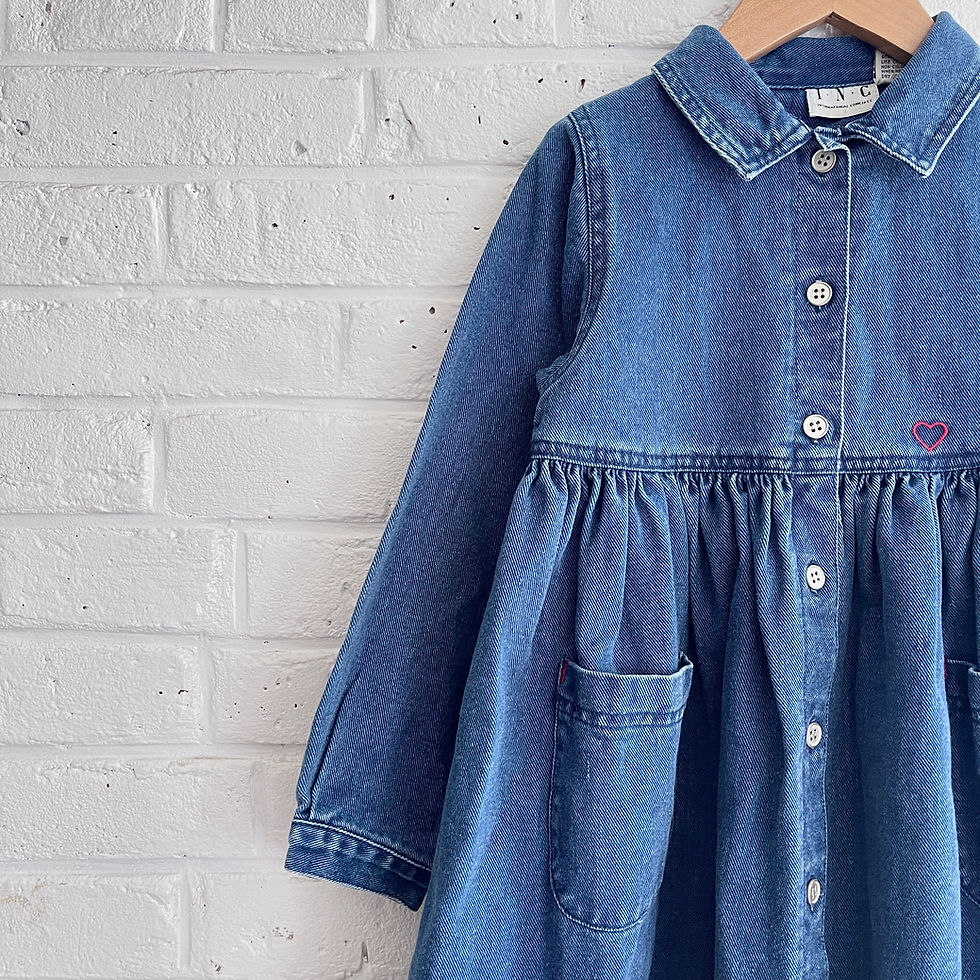 Thumbnail: Vintage I.N.C Denim Dress