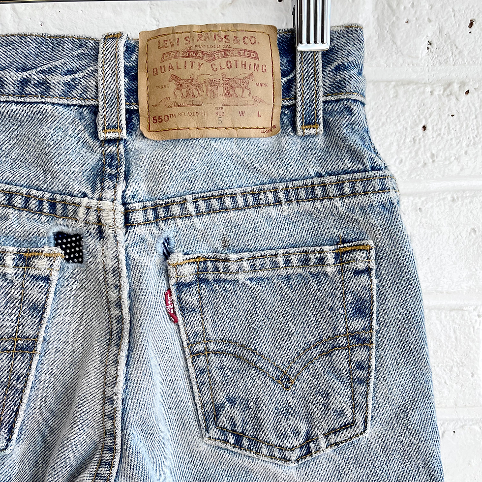Thumbnail: Hand Embroidered Vintage Levi's
