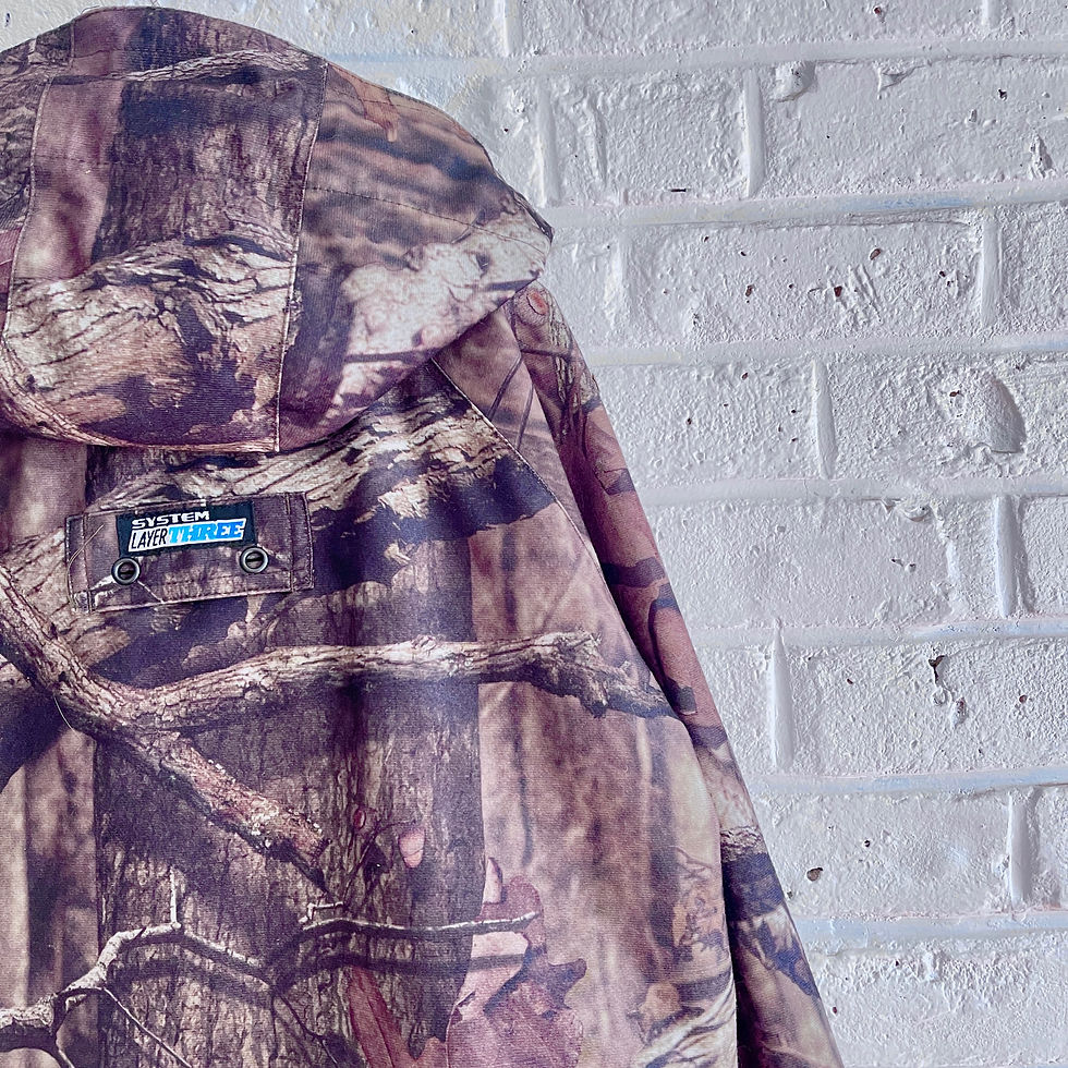 Thumbnail: Mossy Oak Lined Rain Parka