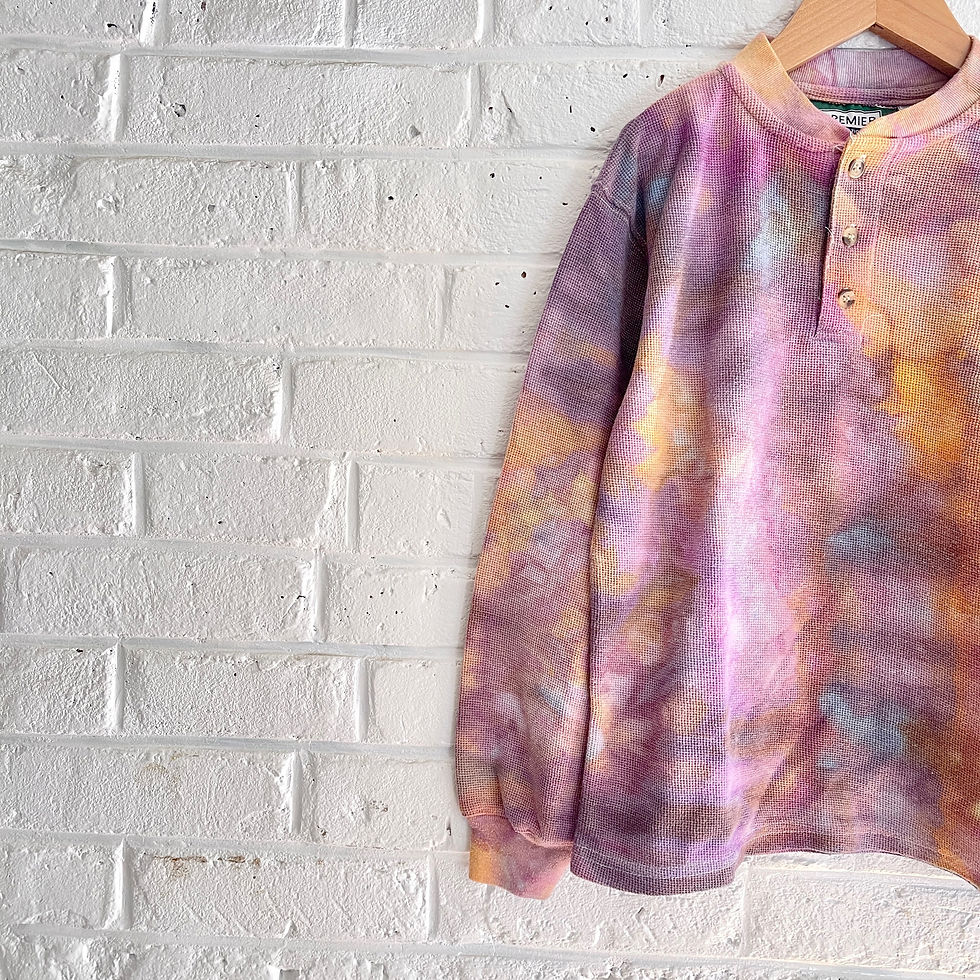 Thumbnail: "Faded Day Break" Tie Dye Henley