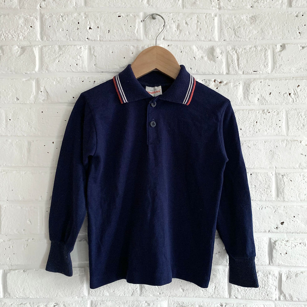 Thumbnail: Vintage 80s Healthtex Polo