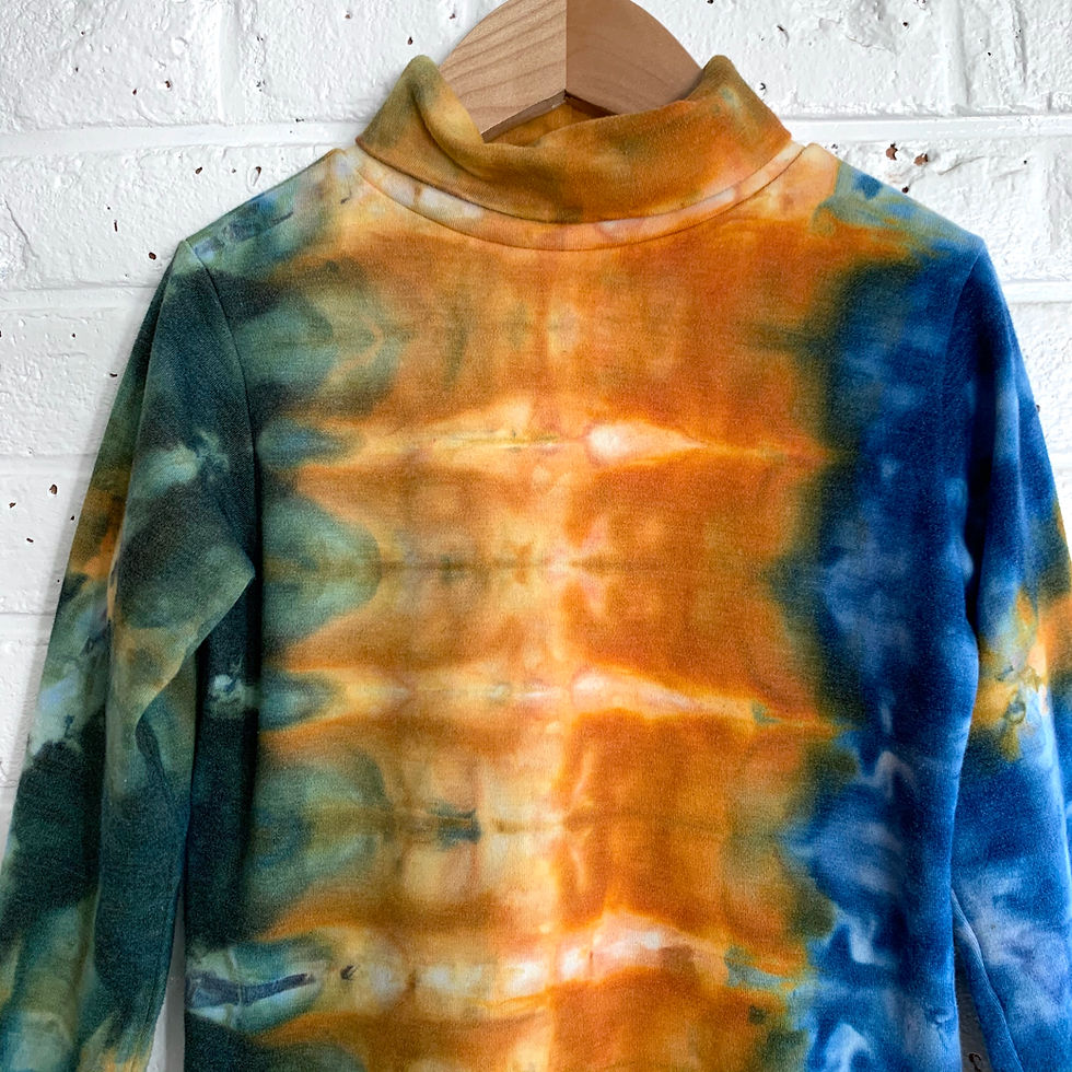 Thumbnail: Snakeskin Tie Dye Turtleneck