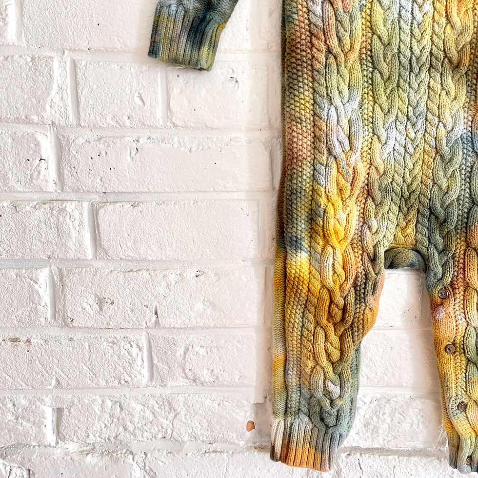 Thumbnail: Hand Dyed "Forest Sunrise" Onesie