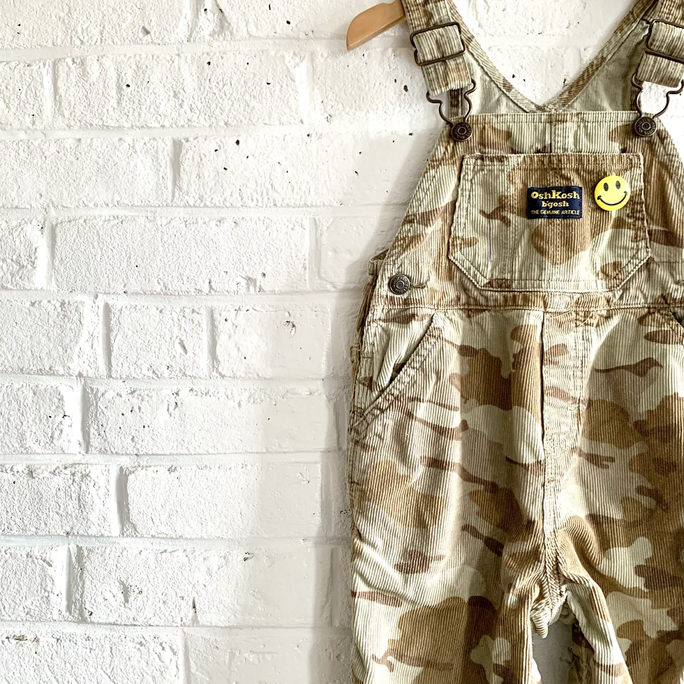 Thumbnail: OshKosh B'gosh Camo Corduroy Overall