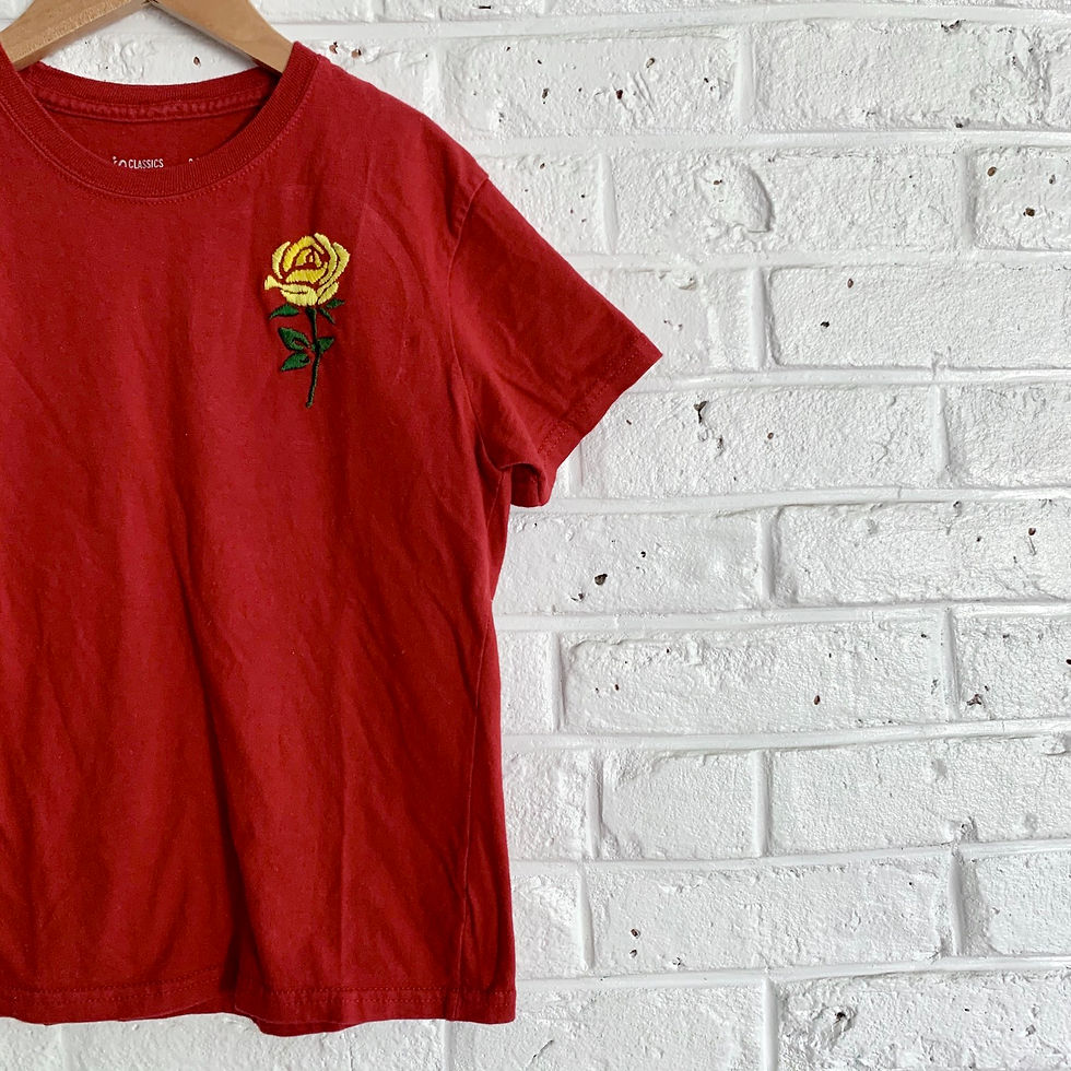 Thumbnail: "Yellow Rose" Embroidered Tee
