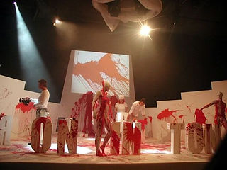 Mike Shane action painting_Seitenblicke 12