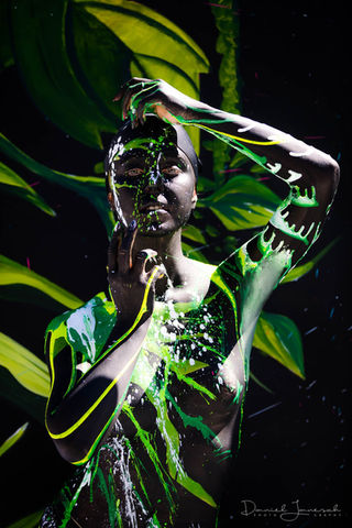 Mike Shane Actionpainting Covid 19, 2021