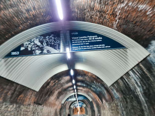 tunnel of Capo Nero with it's Milan San Remo history