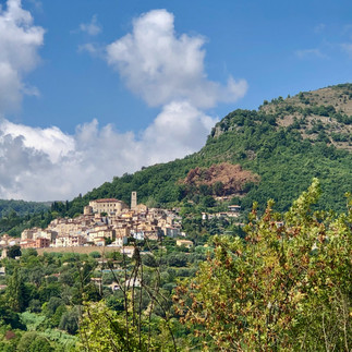 High-perched village of the French Riviera arriere pays