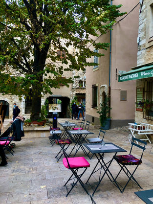 Mama Gaia terrace setting