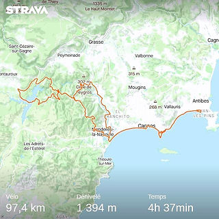 Road Cycling Tour of Mimosas + St. Cassien Lake