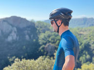 Cyclist portrait photo