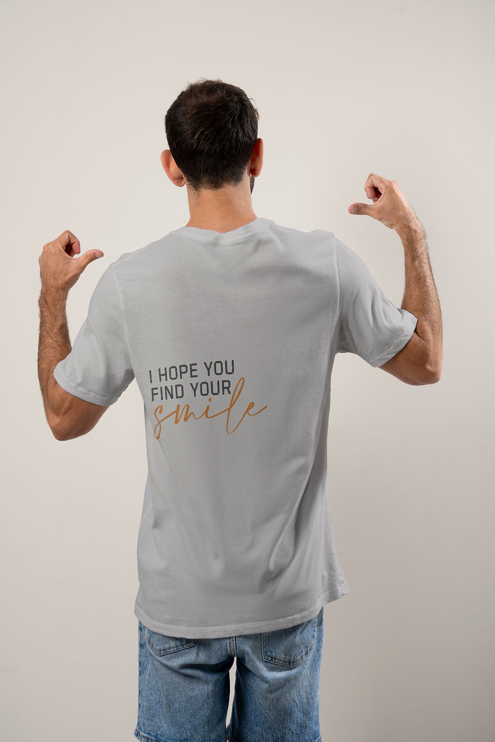 Thumbnail: Find Your Smile Tshirt Gray