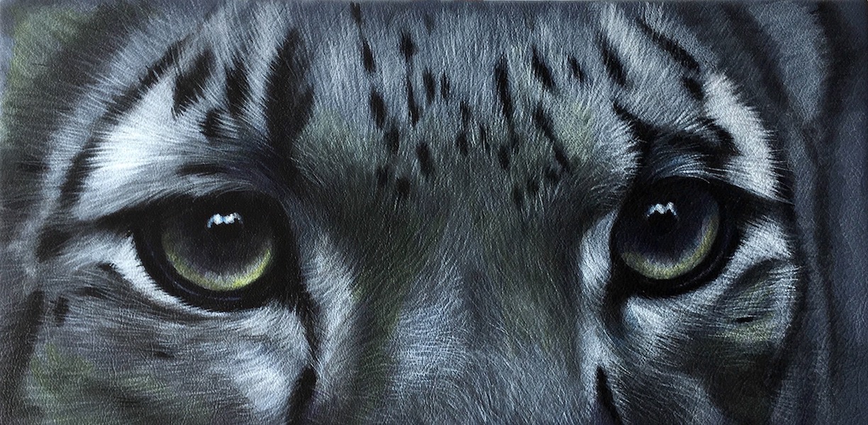 SNOW LEOPARD EYES