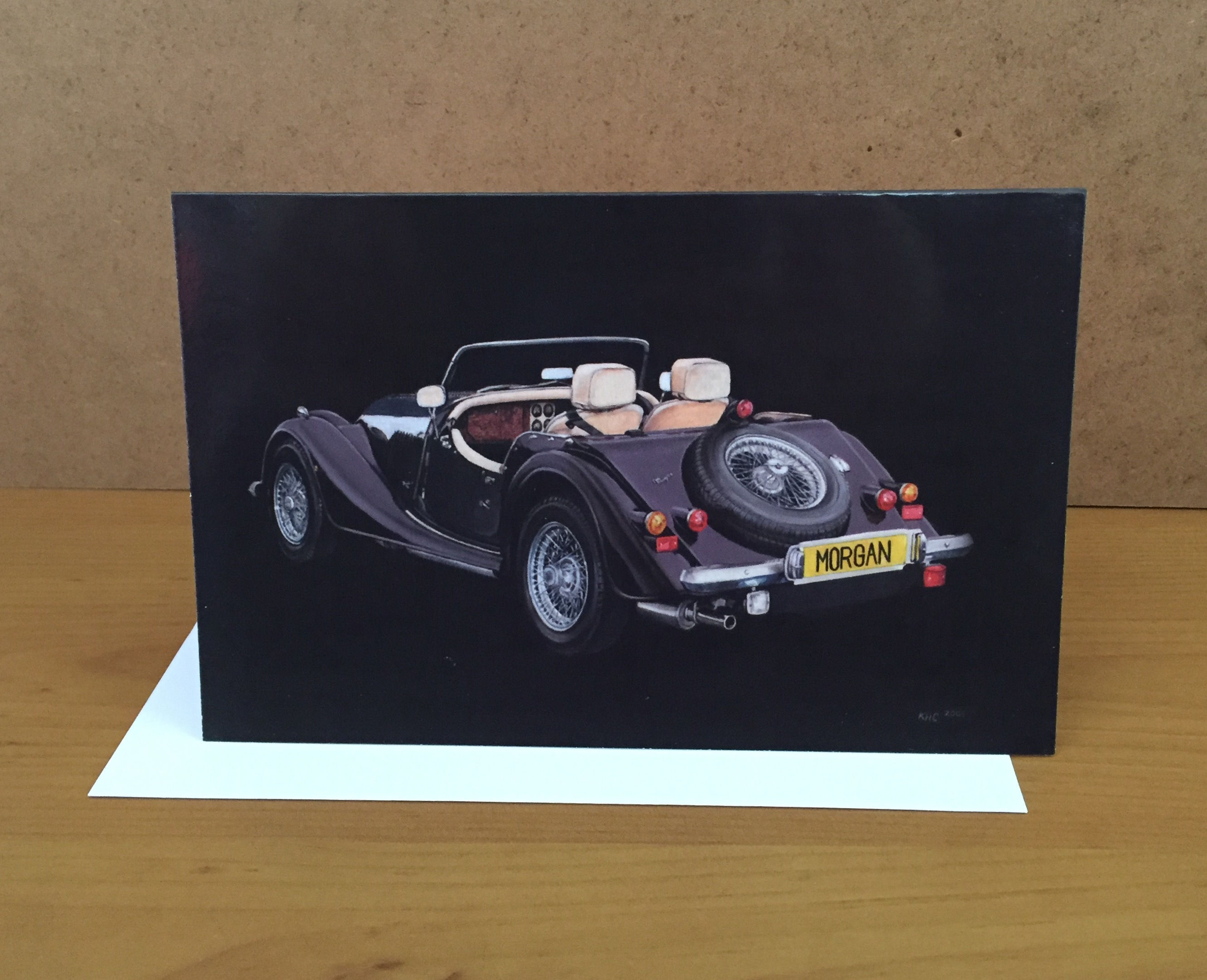 Morgan Car black medium card