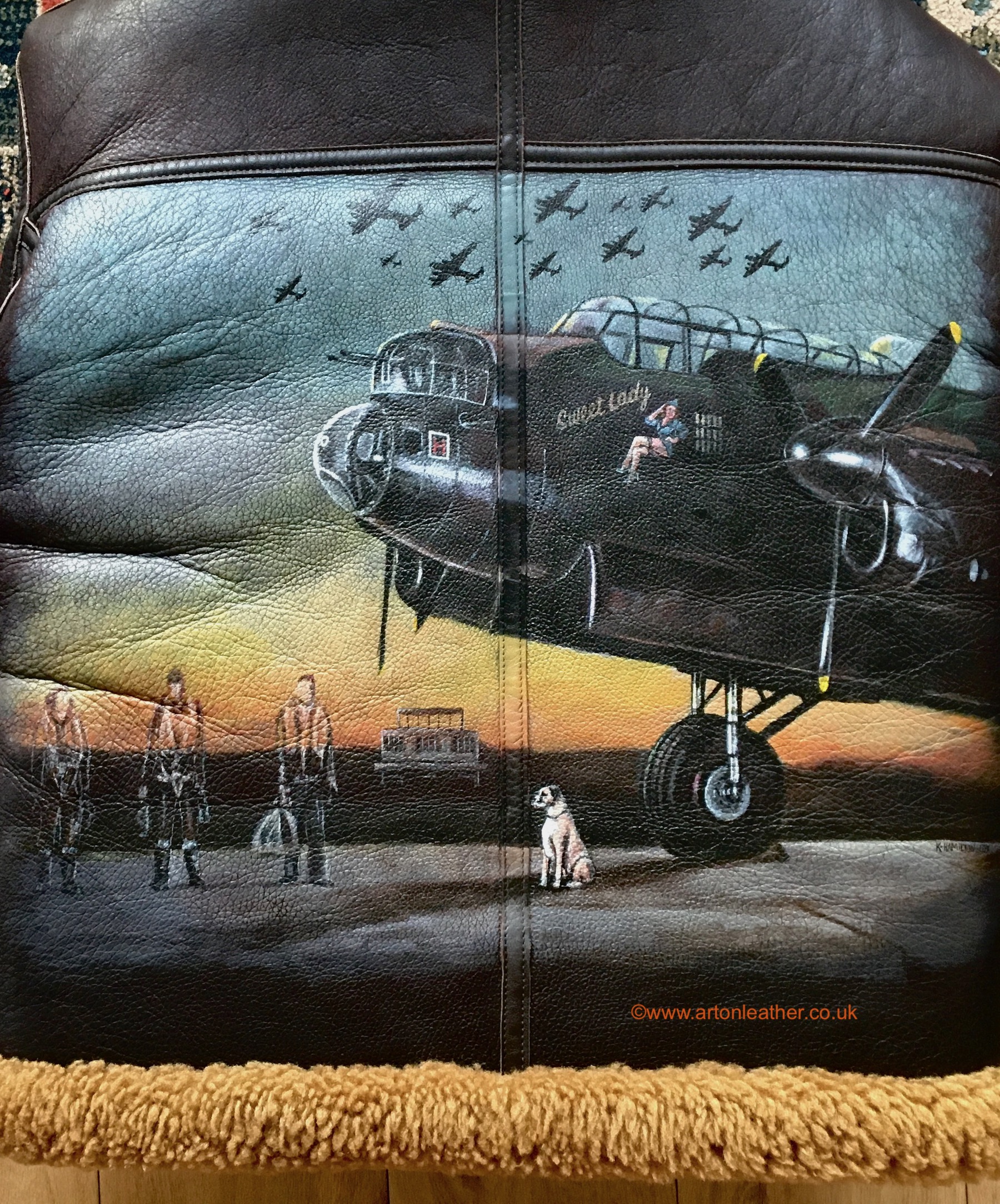Lancaster Sweet Lady nose art