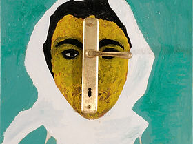 Mixed media on canvas