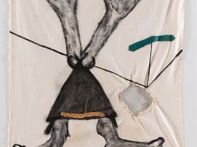 Mixed media on canvas