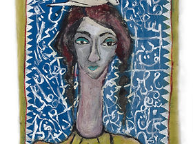 Mixed media on canvas