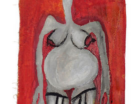 Mixed media on canvas