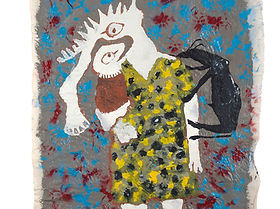 Mixed media on canvas