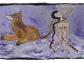 Mixed media on canvas